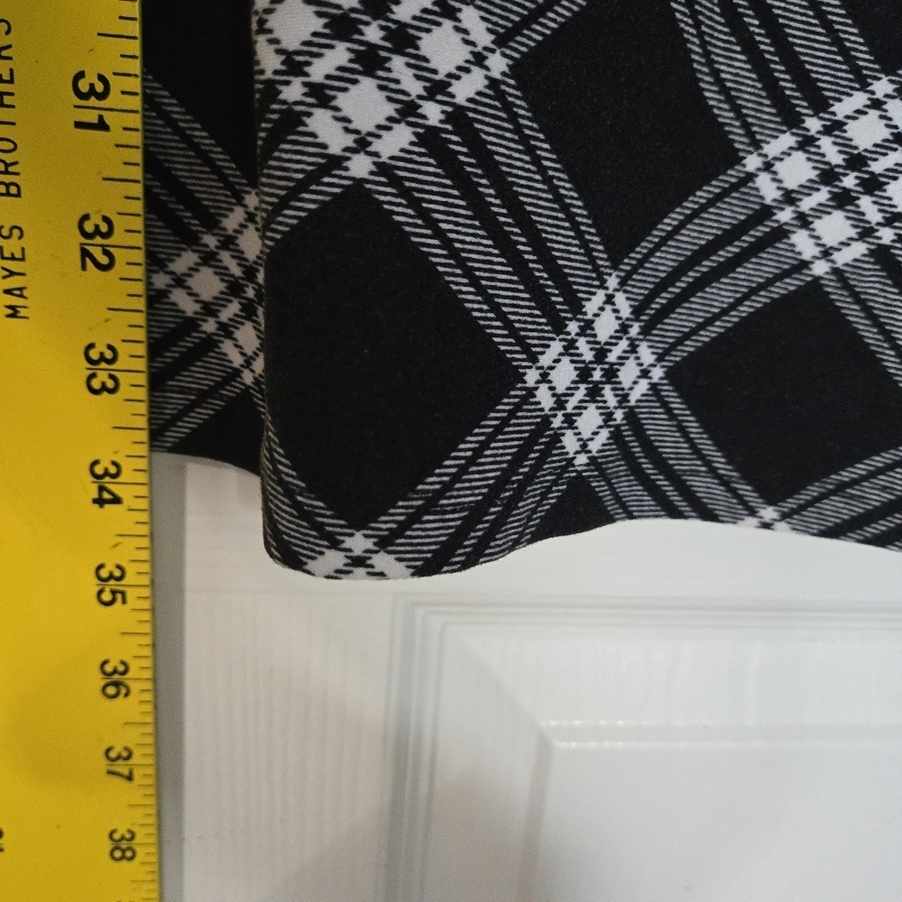 No Comment Chic Black and White Checkered Mini Dress - Picture 6 of 9